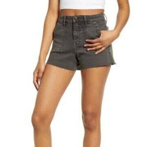 Vigoss Dark Grey High Waisted Ace Shorts